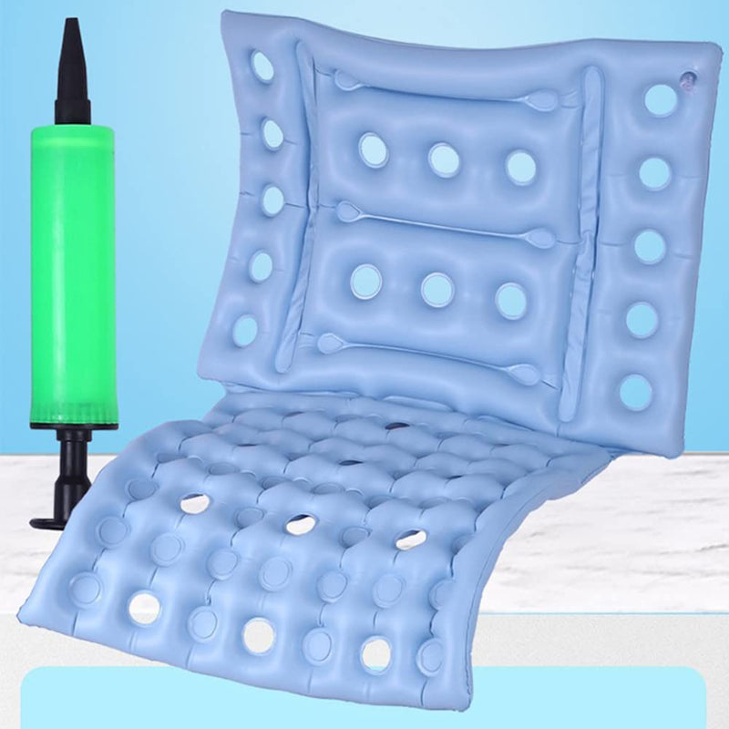 Faderr Bed Sore Cushions for Butt for Recliner, Pressure Sore Cushions for Sitting in Recliner, Inflatable Wheelchair Cushions for Pressure Relief (Blue) Blue - NewNest Australia