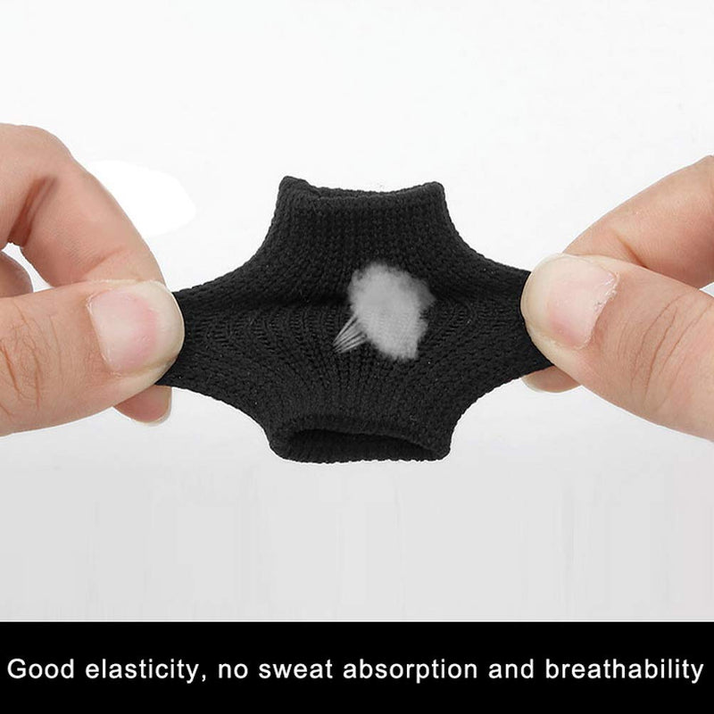 20 PCS Finger Sleeves Protectors, Sport Finger Sleeves Finger Splints Thumb Finger Brace Support Elastic Thumb Sleeves for Relieving Pain Arthritis Trigger Finger(Blue Black) Blue,black - NewNest Australia