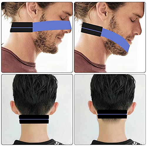 Neck Hairline Template, a premium DIY neckline stencil for shaving and a clean hairline, black. - NewNest Australia