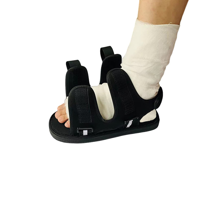 Cast Shoes Open Toe Post Op Shoes Fracture Foot Surgical Support Medical Walking Boot Surgery Recovery Plaster Shoes Foot Ankle Rehabilitation Shoes with Straps Surgery Recovery Pain Relief Shoes S - NewNest Australia
