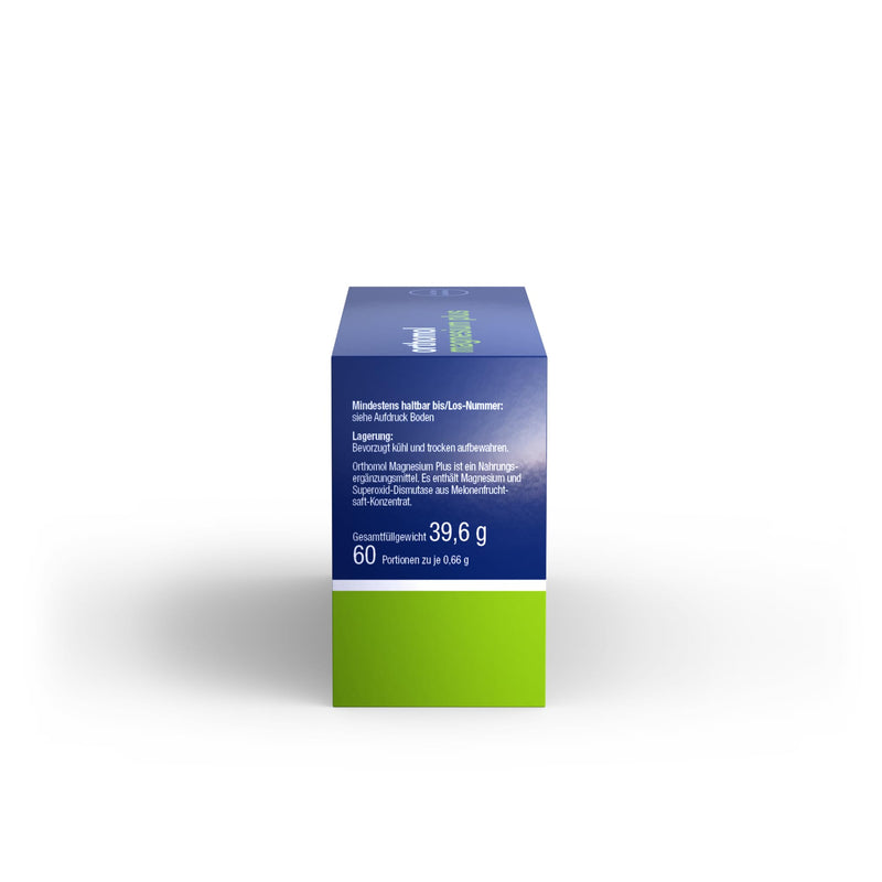 Orthomol Magnesium Plus - For Normal Muscle Function - With 150 Mg Magnesium Per Capsule And Superoxide Dismutase From Melon Fruit Juice Concentrate - 60 Capsules - NewNest Australia