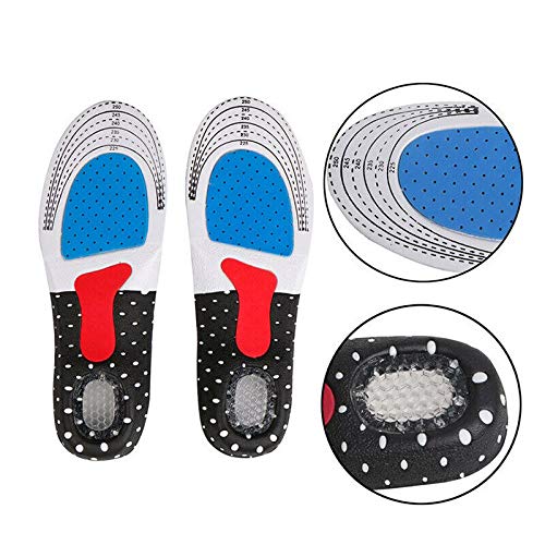 Orthotic Insoles GLAMZA Trim to Fit Arch Support Insoles for Men & Women with Heel Cushion for Shock Absorption - Insert Provides Support for Plantar Fasciitis, High Arches & Flat Feet (Size UK 7-10) - NewNest Australia