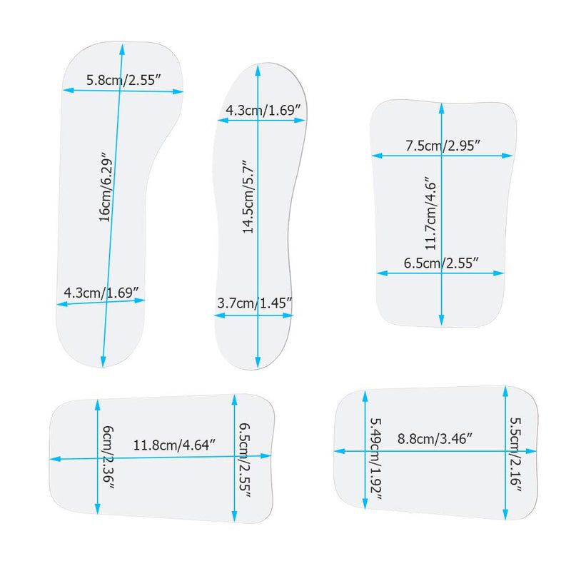 Dental Photography Mirror - Dental Orthodontic Intraoral Photographic Mirror, 2-sided Reflector Mirror, Mouth Speculum Inspection Mirror Stomatoscope, for Clinic Dentist, 5pcs - NewNest Australia