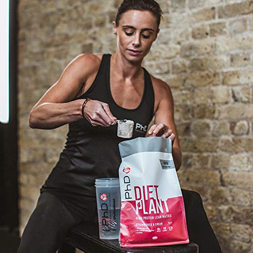 Phd Nutrition Diet Plant Vegan Protein Powder, Vegetable Protein With High Protein Content, Vegan Protein Powder, Belgian Chocolate, 18 G Protein, 20 Servings Per 500 G Bag - NewNest Australia