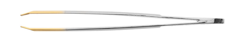 nippes Solingen, 38SGP tweezers with straight nickelplated steel goldplated 9 cm length tweezers plucking eyebrows tweezers straight precise hair removal made in Germany, tip goldplated - NewNest Australia