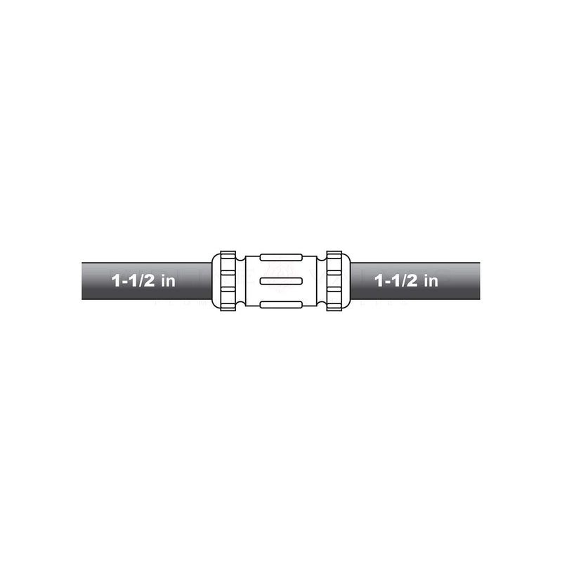 Midline Valve RSC2334 Compression Coupling Fitting, with Packing Nut, Brass 1-1/2 in. Diameter x 3 in. Length Single Pack 1-1/2 in. X 3 in. Length - NewNest Australia