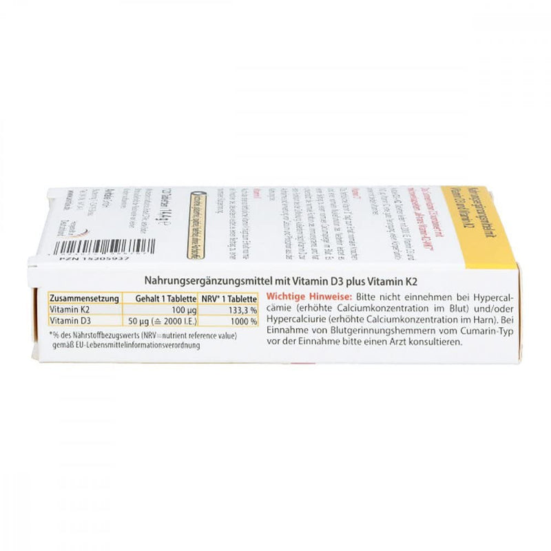 D3+K2 2000 IU+100 µg tablets 120 pcs - NewNest Australia