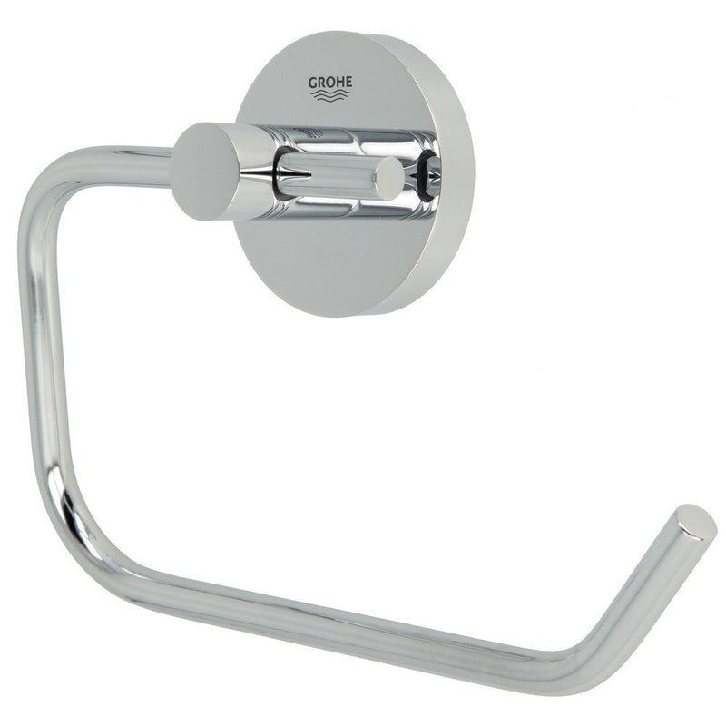 Grohe 40689001 Essentials Pivoting Toilet Paper Holder, Starlight Chrome - NewNest Australia