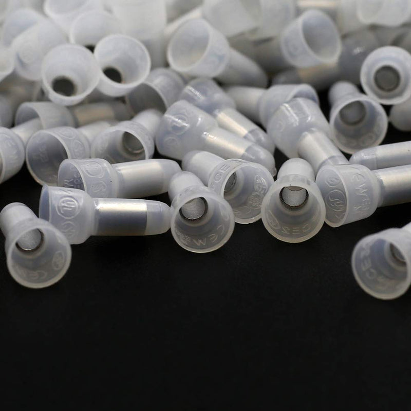 Qjaiune 600Pcs Closed End Crimp Terminal Transparent Protective Closed End Wire Crimp Connector Cap (CE1/ CE2/ CE5) 600Pcs CE1 CE2 CE5 - NewNest Australia