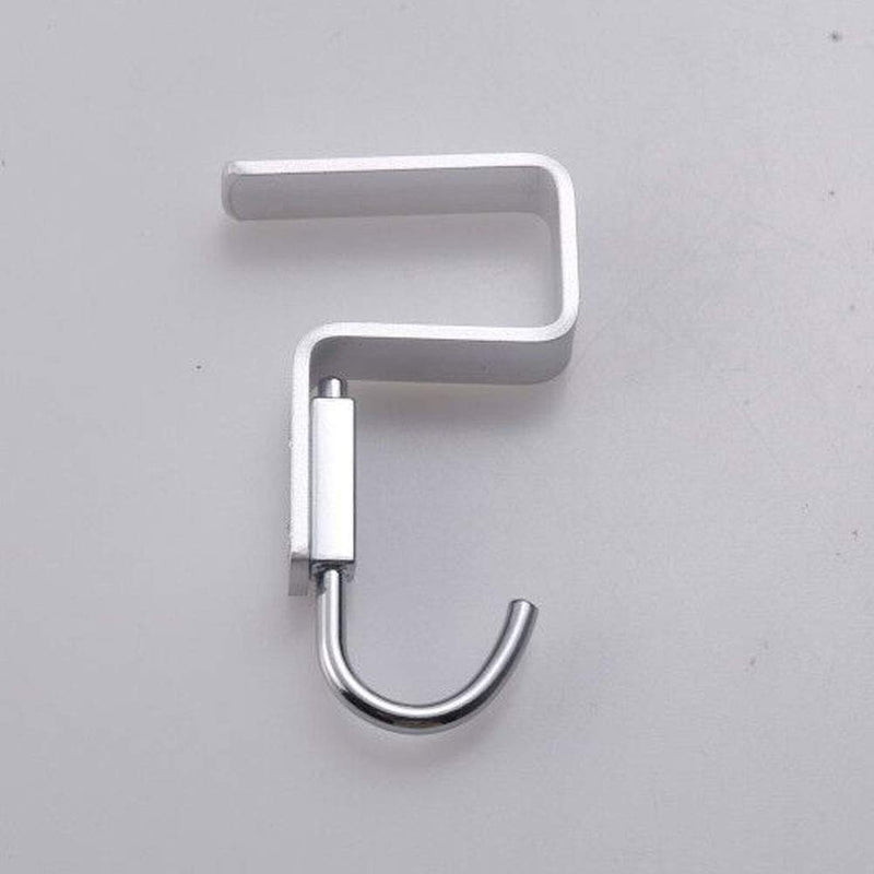 NewNest Australia - Haidong 2 Pack Student Desk Space Aluminium Alloy Nail-Free Hook Office Bag Hook Clothes Hook (Clamp 2cm/0.78",Suitable for 1.9 cm/0.74" Thick Plate.) Clamp 2cm/0.78",Suitable for 1.9 cm/0.74" thick plate. 