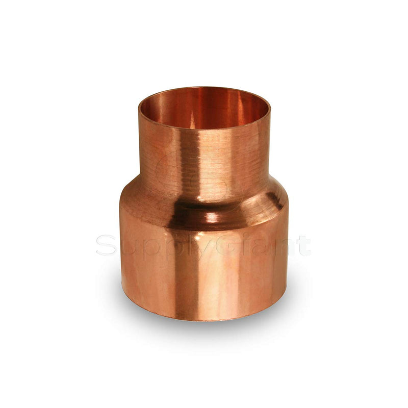 Supply Giant DDSD1001-5 Reducing Copper Coupling Fittings With Sweat Ends And Rolled Tube, 1 X 1/2 Inch - NewNest Australia