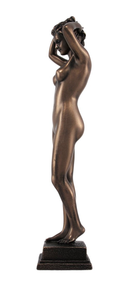 NewNest Australia - Veronese Bronzed Finish Standing Nude Woman Statue Figure Erotic Art 