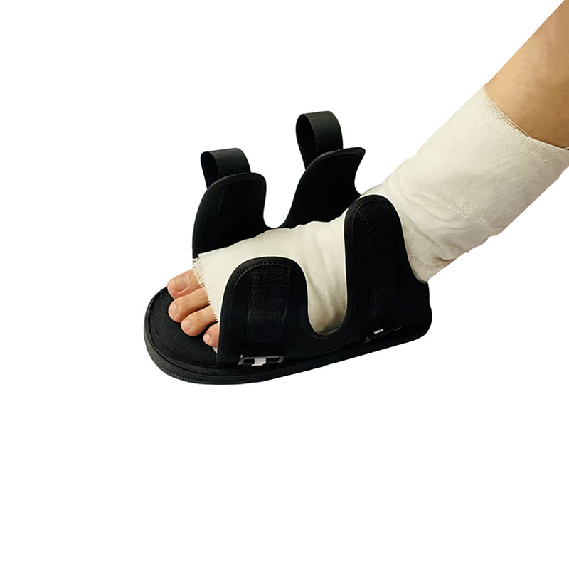 Cast Shoes Open Toe Post Op Shoes Fracture Foot Surgical Support Medical Walking Boot Surgery Recovery Plaster Shoes Foot Ankle Rehabilitation Shoes with Straps Surgery Recovery Pain Relief Shoes L - NewNest Australia