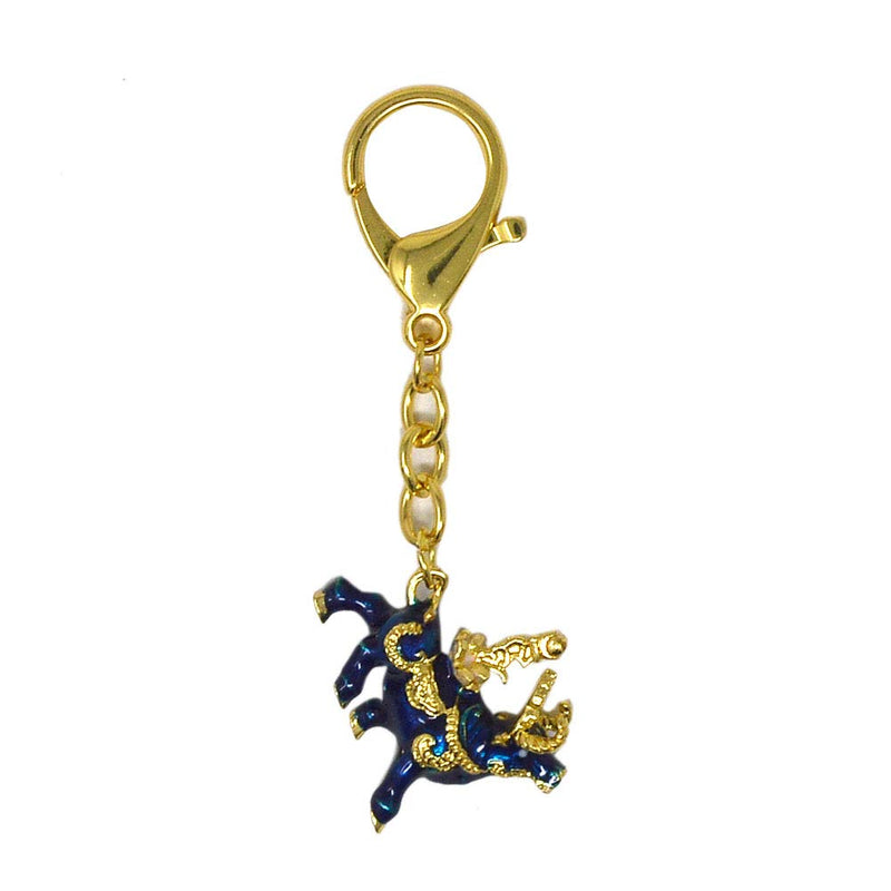 NewNest Australia - Feng Shui Wealth Bull for Activating Immense Wealth & Big Auspicious Keychain W4107 