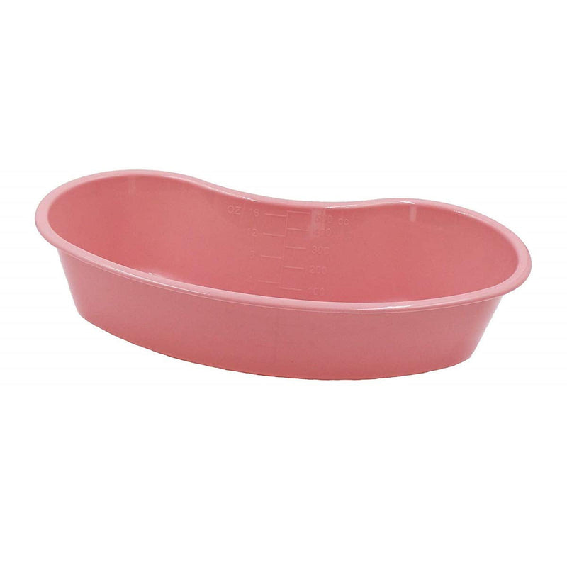 Comfort Axis Graduated Kidney Shaped Plastic Emesis Basin, 500 Milliliters, Pack of 12, Rose - NewNest Australia