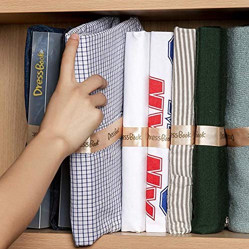 DressBook OYSTERBOY Foldable Clothes T-Shirt Closet Organizer (10, Small - for Kids) 10 - NewNest Australia