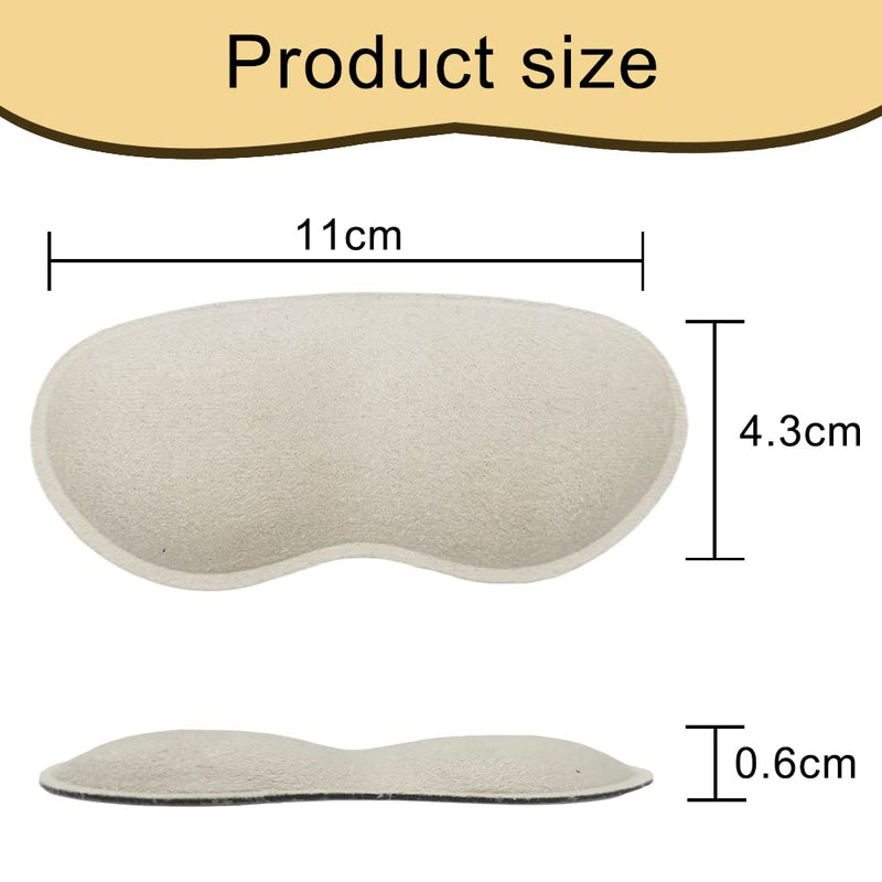 Heel Grips for Kids and Ladies Shoes, Soft Heel Cushion Pads Heel Grips for Shoes Too Big Self-adhensive Shoes Heel Inserts for Prevent Rubbing and Sliding(Black+Beige) (4 Pairs) 4 Pairs - NewNest Australia