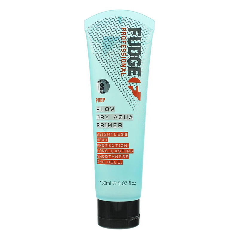 Fudge Professional Blow Dry Hair Styling Serum, Aqua Blow Dry Primer, Infused with Hyaluronic Acid, Heat Protection Up To 230 Degrees, Adds Natural Body and Volume, Hair Styling For Women, 150 ml - NewNest Australia