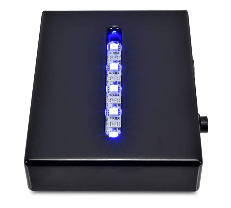 NewNest Australia - Santa Cruz Lights 5 LED Programmable Black Lacquer Base Stand AC/USB Powered 