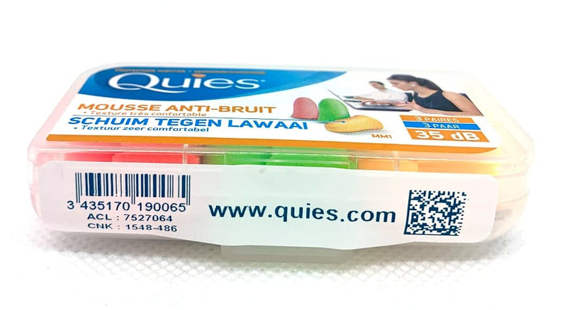 Quies ear studs foam 3 pairs - NewNest Australia