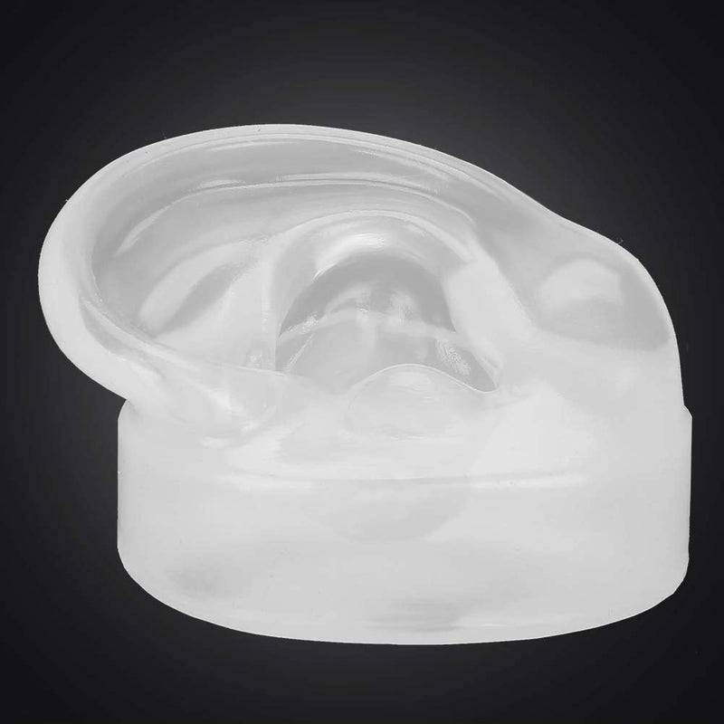 Silicone Ear Model, Simulation Artificial Ear Display Model For Wearing Hearing Aids, Window Display And Exercise For Ear Impressions (Can Be Mounted On Prosthesis Head) (Left Ear) - NewNest Australia