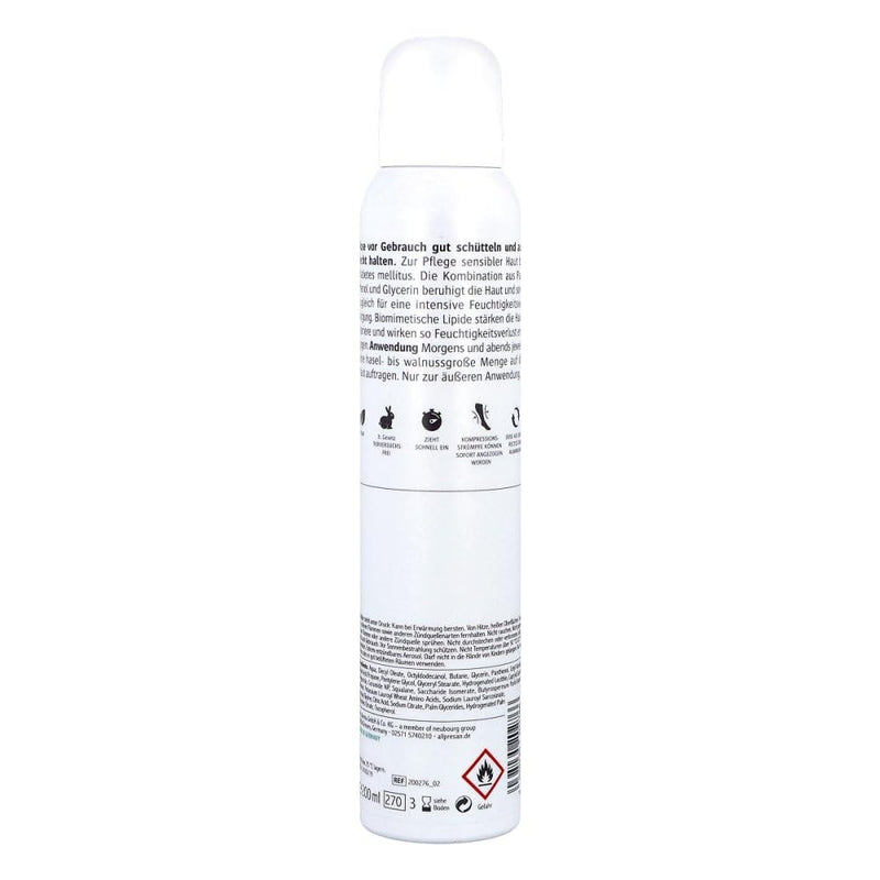 Allpresan Diabetic foam cream INTENSIVE + REPAIR without urea 200 ml - NewNest Australia