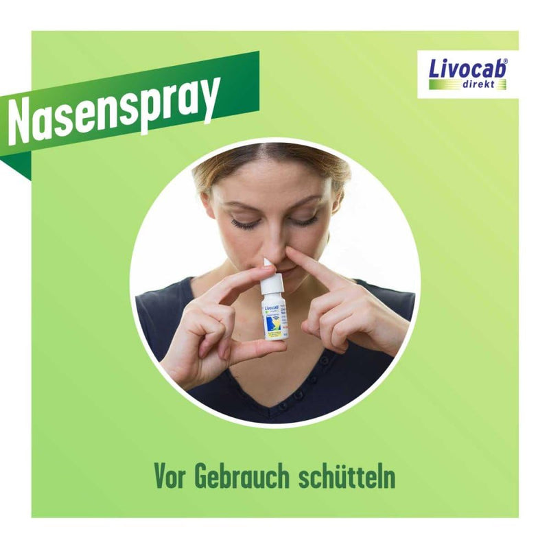 Livocab® direct nasal spray (10 ml) | Acute help for allergies | Quick help for allergic rhinitis | Effective from the first application 10 ml (pack of 1) - NewNest Australia