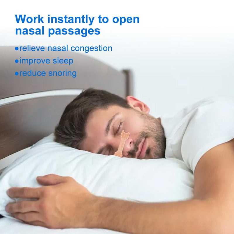 Moerae 200 Bandes Nasal Anti-Ronflement, Bandes Nasales Respiratoires Breath, Stoppeur De Ronflement, Ideales Pour Le Sommeil Et Le Sport, Am√©Lioration De La Respiration, Waist L (66 X 19 Mm) - NewNest Australia