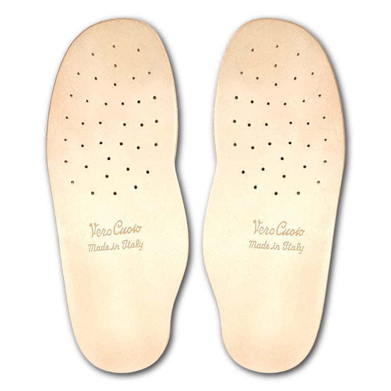 Genuine Leather Orthopedic Insoles for Children with Arch Support and Latex Heel Lift – ITALIAN PRODUCT – Leather Insole Anti-Odour Antiperspiration, Flat Foot Fasciitis Plantar (24 EU) 24 EU - NewNest Australia
