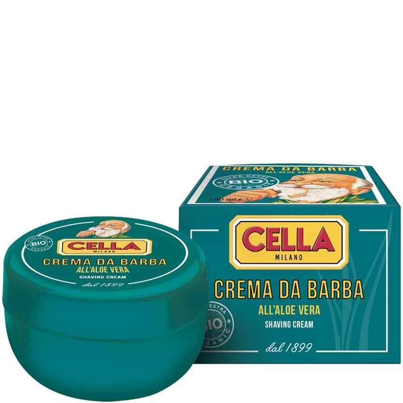 Cella Crema de Barbra Organic Aloe Vera Shaving Cream, 150 ML - NewNest Australia