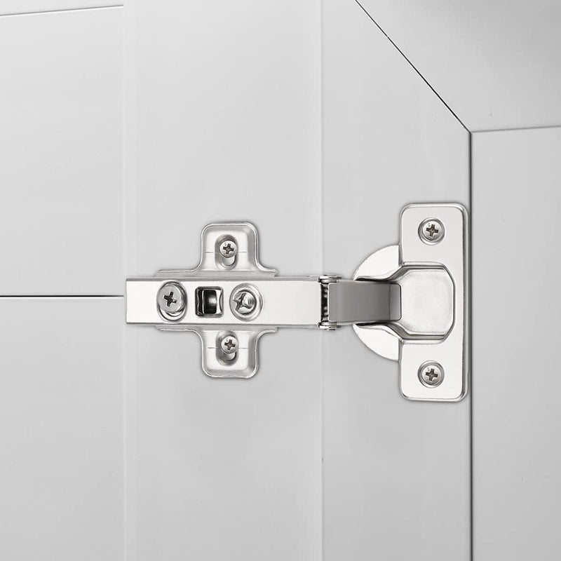 Probrico CHR093 105 Degree Soft Closing European Full Overlay Concealed Hinge with Mounting Plate,1 Pair 1 - NewNest Australia