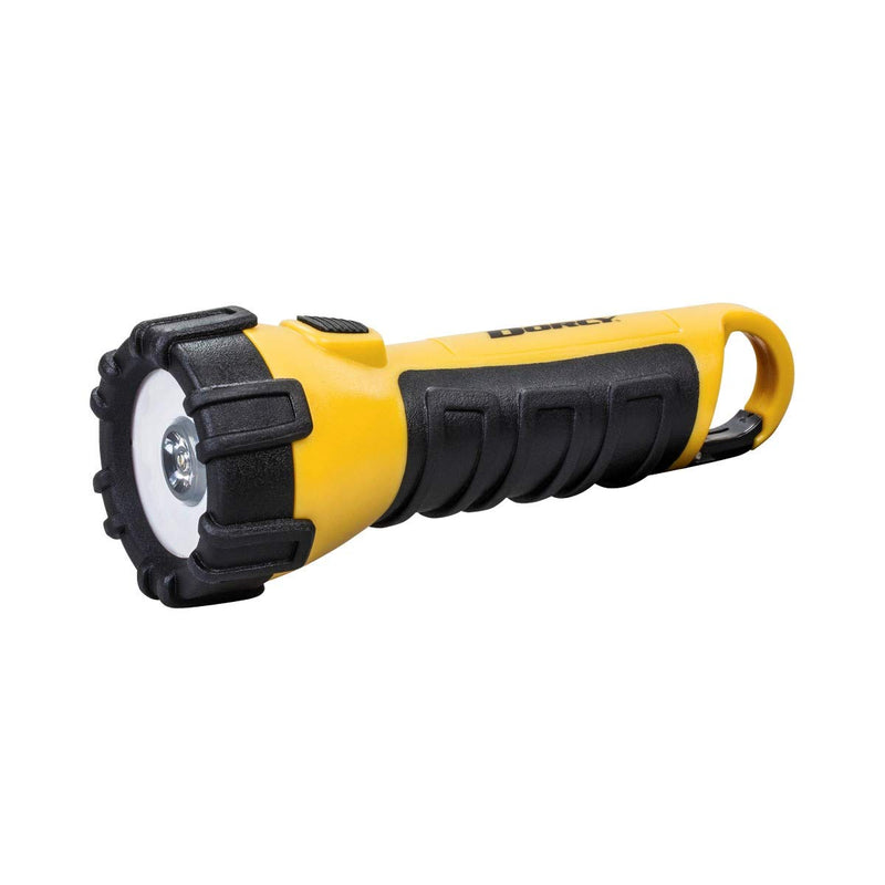 Dorcy 41-2521 Waterproof Battery Powered Floating LED Flashlight with Carabiner Clip, Ideal for Camping and Outdoors,Bright Yellow Bright Yellow - NewNest Australia