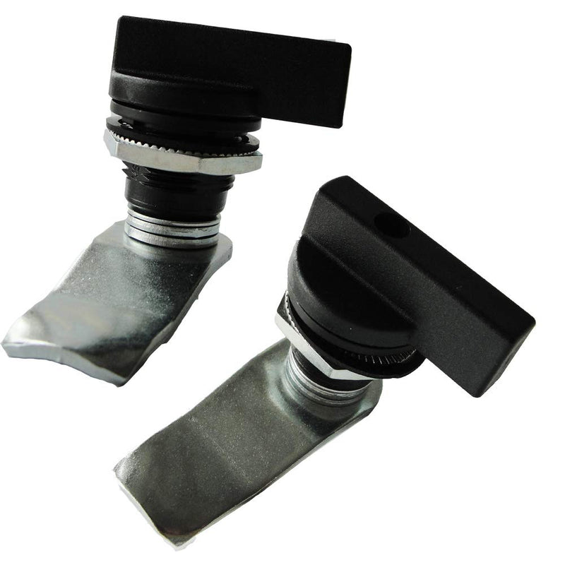 WJSKDQ 2PCS Thumb Operated Offset Thumb Cam Lock Black Cam Lock - NewNest Australia