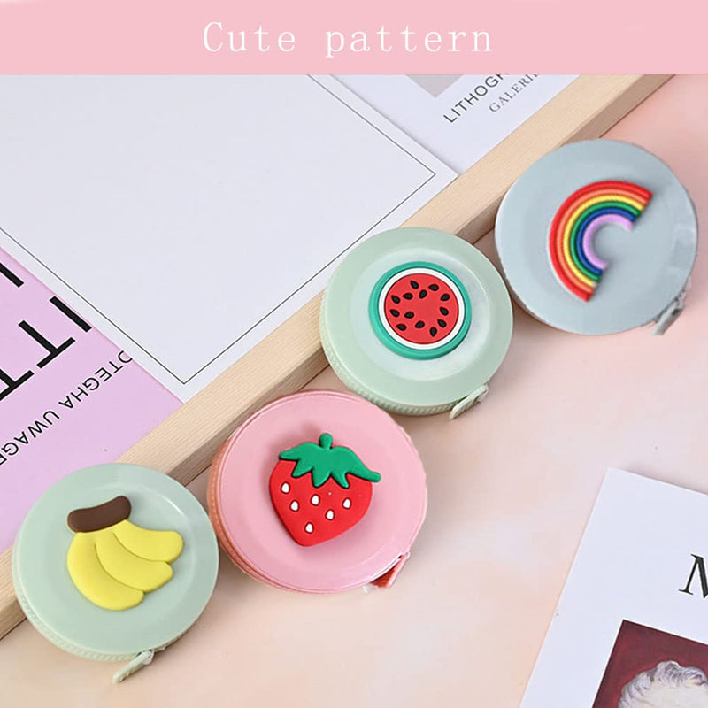 ELANE Tape Measure Package Includes 9 Cartoon Cute Mini Tape Measures for Body, Sewing, Cutting, Weight Loss Measurement - NewNest Australia