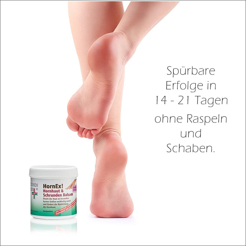 HornEx! Calluses & Cracks Balm with 25% Urea | 200ml | foot cream | reliably removes excess calluses | normalizes cracked, very dry heels |CristinenMoor - NewNest Australia