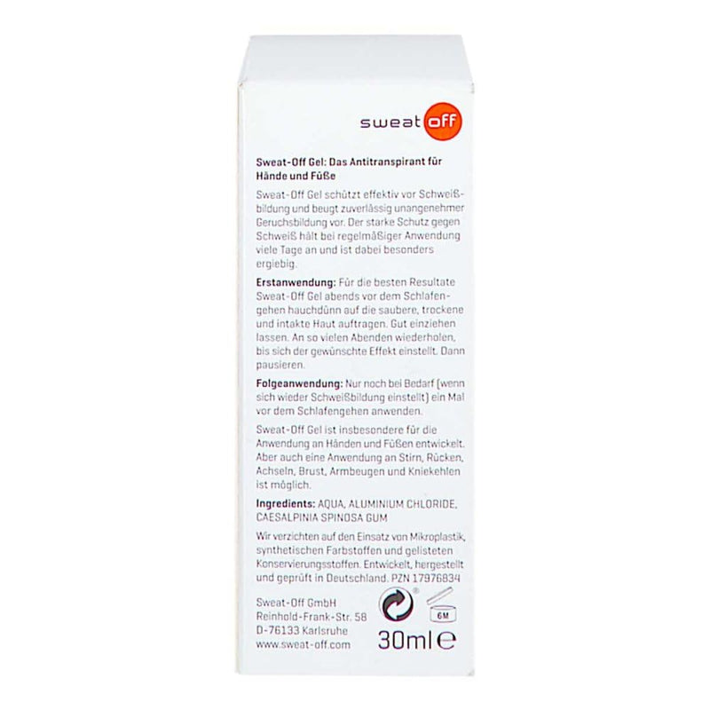 Sweat-off antiperspirant gel 30 ml - NewNest Australia