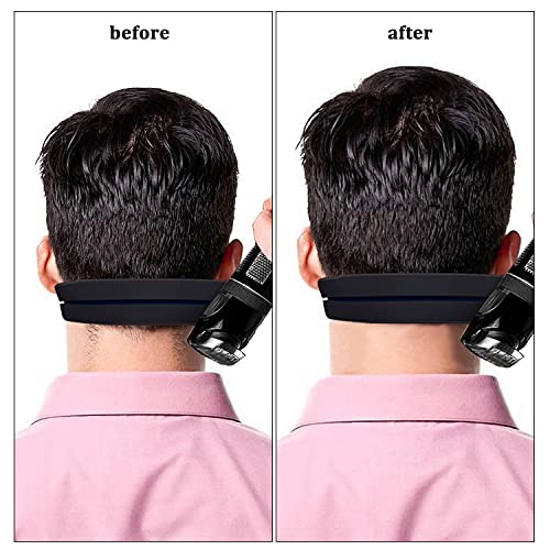 Neck Hairline Template, a premium DIY neckline stencil for shaving and a clean hairline, black. - NewNest Australia