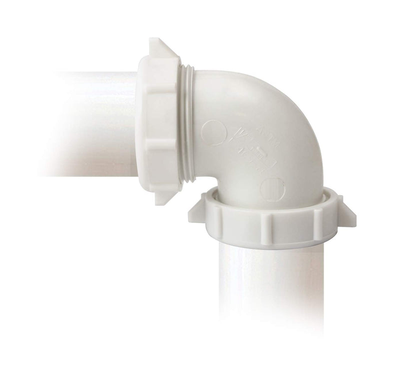 Plumb Pak 47WK Coupling Elbow, White, 1.5 Inch - NewNest Australia