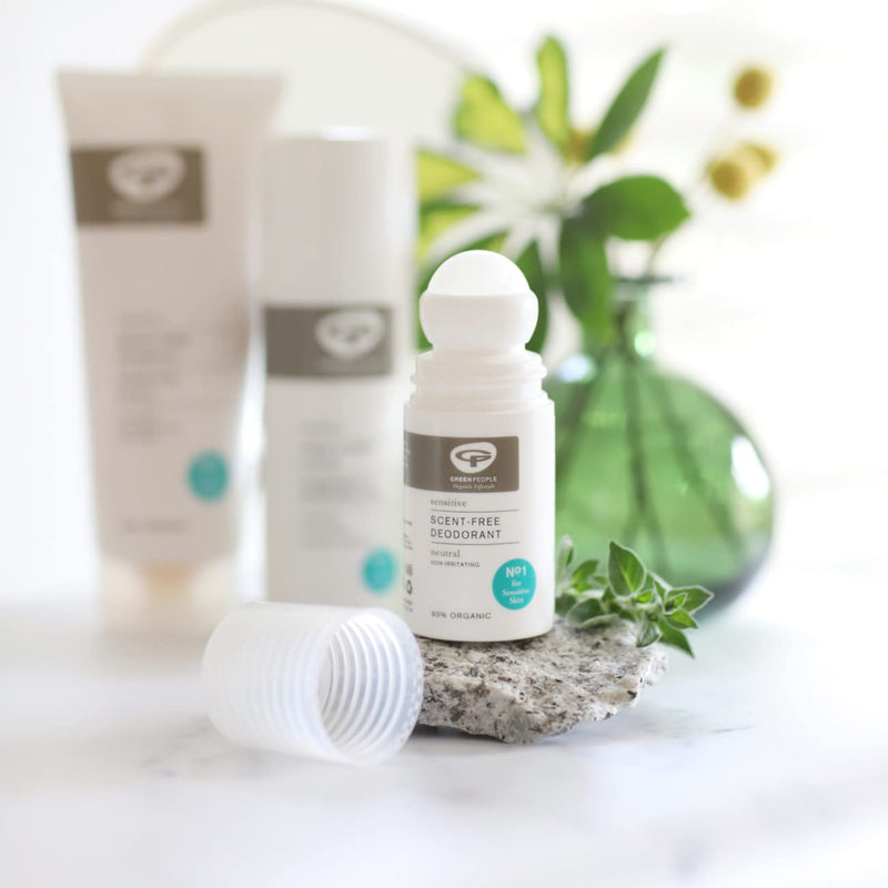 Green People Scent Free Deodorant 75ml | Natural & Organic Sensitive Deodorant | Gentle Deodorant for Men & Women with Sensitive Skin | Unperfumed, Paraben Free & Ethanol Free | Cruelty Free & Vegan - NewNest Australia