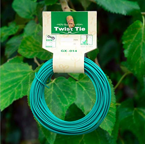 VIMOA Garden Twist Tie Bonsai Training Wire 50 Feet 1.8mm Twine Perfect for Plant Cages - NewNest Australia