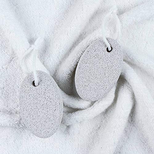 kuou 2 Pcs Pumice Stone, White Calluse Remover Natural Pumice Stone for Feet Hard Skin Callus - NewNest Australia