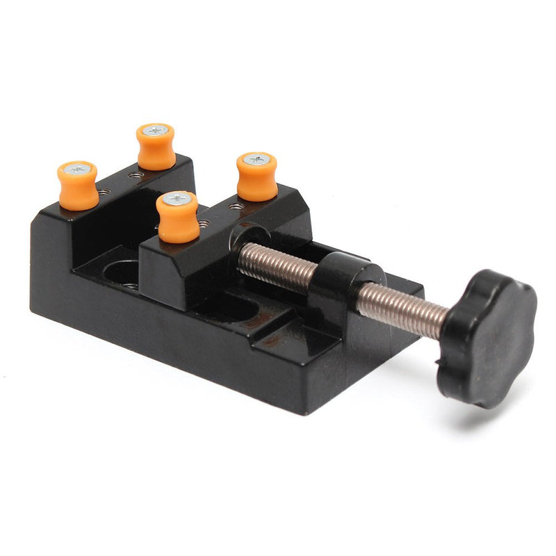 Yakamoz Universal Mini Drill Press Vise Clamp Table Bench Vice for Jewelry Walnut Nuclear Watch Repairing Clip On DIY Sculpture Craft Carving Bed Tool - NewNest Australia