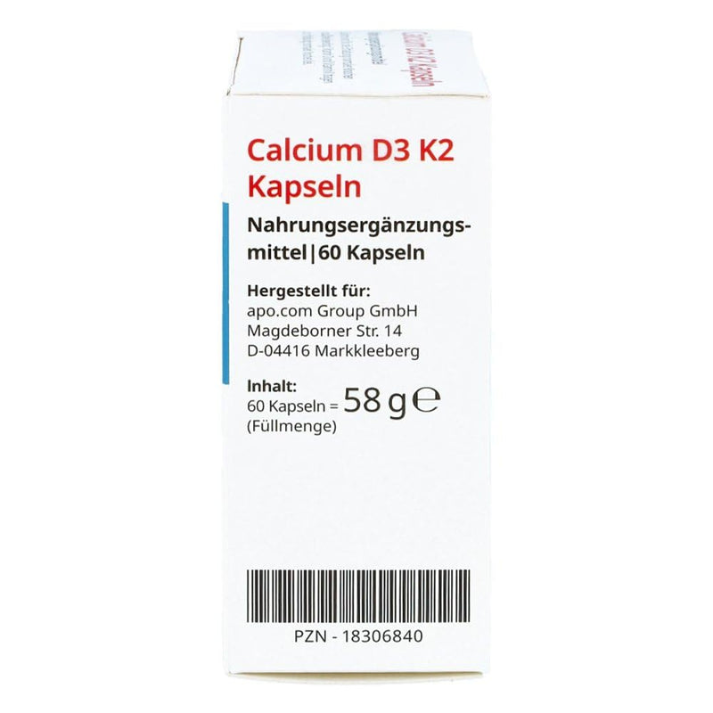 Calcium D3 K2 capsules 60 pieces - NewNest Australia