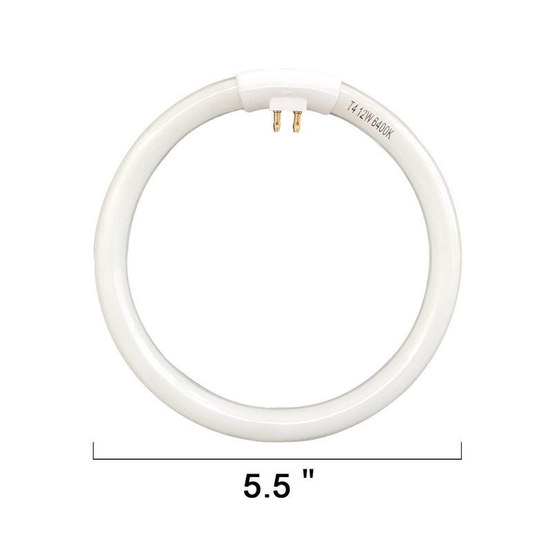 12W T4 Replacement Bulb for Conair Makeup Mirror, 5.5 Circular Fluorescent Lamp 1 Pack - NewNest Australia