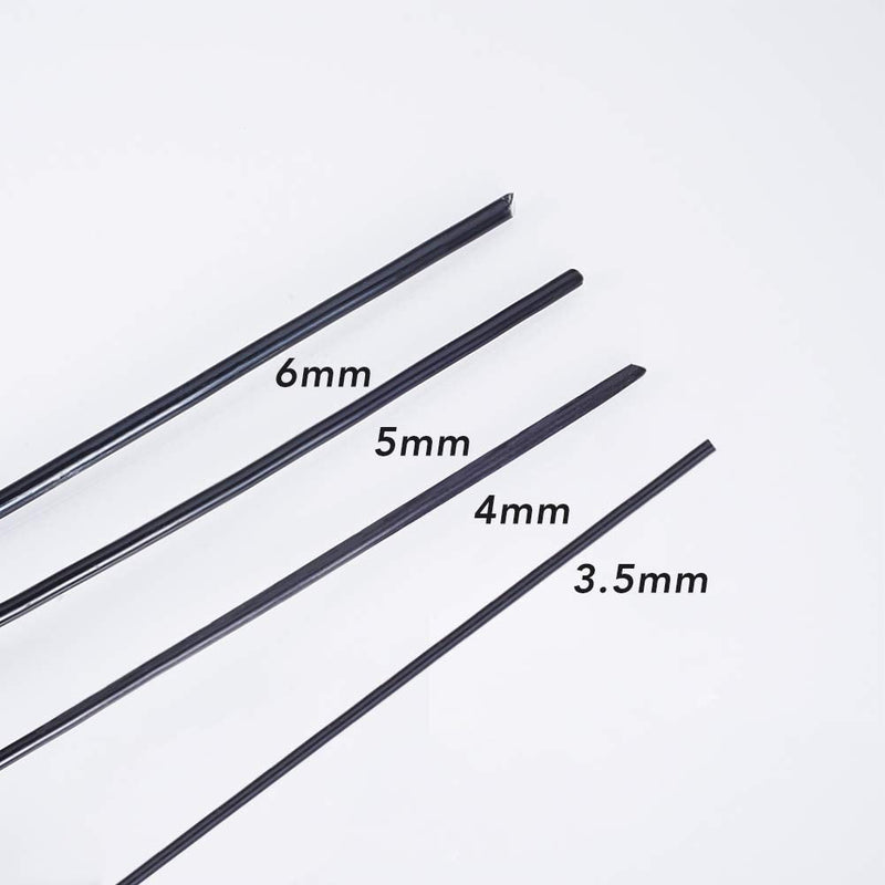BENECREAT 23 Feet 3 Gauge Aluminum Wire Bendable Metal Sculpting Wire for Bonsai Trees, Floral, Skeleton Making, Home Decors and Other Arts Crafts Making - Black Black (3 Gauge, 23 Feet) - NewNest Australia