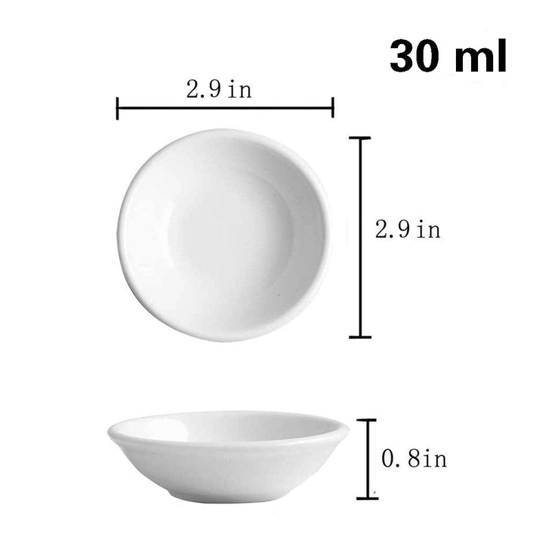 Porcelain White Round Watercolor Paint Palette, Mixing Trays Set Ceramic Artist Paint Palette Container Dish for Painting Gouache Acrylic, Stackable 12 Pack - NewNest Australia