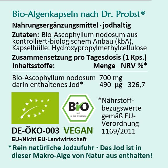 telomit ® organic algae capsules single - NewNest Australia