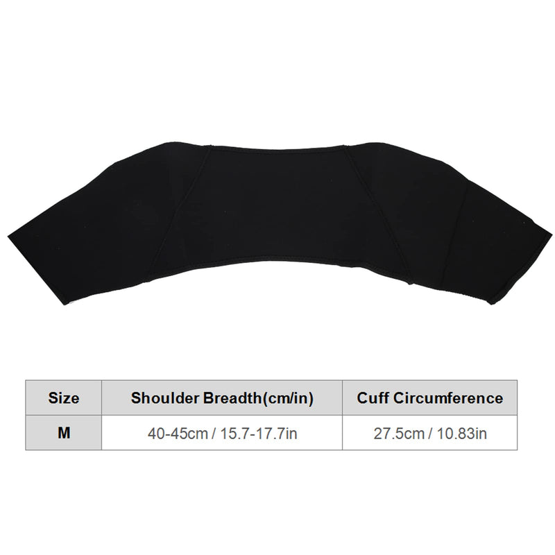Double Shoulder Support, Breathable Shoulder Support, Compression Shoulder Brace, Winter, Warm Shoulder Pad For Shoulder Joint Dislocation, Sprains, (M (Width Of The Shoulders 40-45 Cm) - NewNest Australia