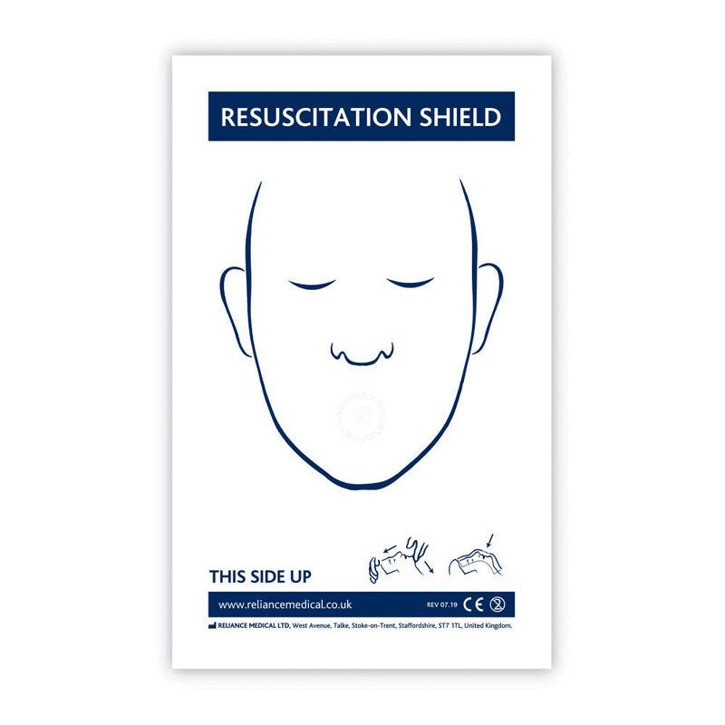 Reliance Medical - Rebreath Mounth to Mounth Shield with Filter Paper, For Personal Protection From Contact And Infections During CPR Resuscitation - (Pack of 10) 10 Count (Pack of 1) - NewNest Australia