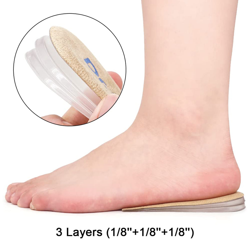 Dr. Foot'S Adjustable Orthotic Heel Support Insoles Height Insole For Leg Length Discrepancies, Heel Spurs, Heel Pain, Sports Injuries And Achilles Tendonitis - NewNest Australia